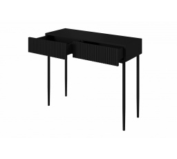 NICOLE KONZOLE 100 2SZ - černý mat / černý rám