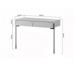 SONATIA KONZOLA 100 2SZ - olivka