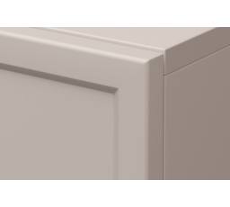 LORINI KONZOLA 100 2SZ - kašmír / černá úchytka / černý rám