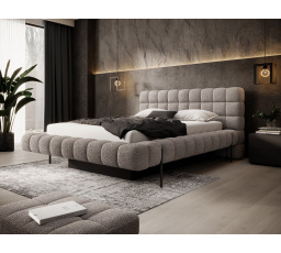 Postel Magentta + kovový rám / plynový zvedák / úložný box na lůžkoviny 180x200 Royal 20 1