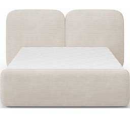 Bed Ollival 180x200 with metal frame and storage box, grey bouclé Jarell 18 160x200 1