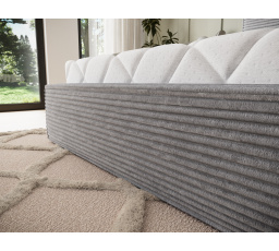 Pesillo postel + dřevěný rám / standardní zvedání / úložný box na lůžkoviny 140x200 Modullo 03 1