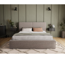 Pesillo Postel + dřevěný rám/ standardní zvedání/ úložný box na lůžkoviny 140x200 Modullo 20 1