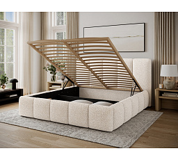 Bed Edvige+ wooden frame/ gas lift / bedding box 140x200 Jaffray 18 Not applicable 1