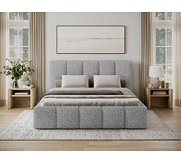 Bed Edvige + wooden frame/ standard lift/ bedding box 140x200 Jaffray 04 Not applicable 1