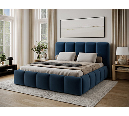 Bed Edvige + wooden frame/ standard lift/ bedding box 140x200 Kronos 09 Not applicable 1