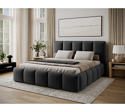 Bed Edvige+ wooden frame 140x200 Monolith 97 Not applicable 1