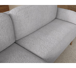 Bawal corner sofa with sleeping function and storage compartment, gray plush, left-hand side Avexin 04 188x100 Left 1