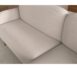 Bawal corner sofa with sleeping function and storage compartment, beige velvet, right-hand side Jarell 18 188x100 Right 1