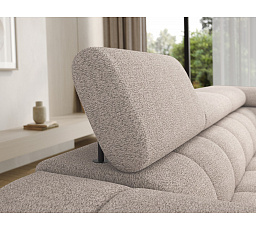 Carmenn corner sofa with sleeping function, storage compartment and adjustable headrests, beige bouclé, right-hand side Royal 18 205x126 Right 1