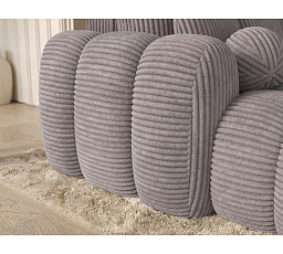 Covelion Corner Sofa Bed with Storage, Light Grey Velvet, Left-Hand Facing Modullo 03 193x60 Left 1