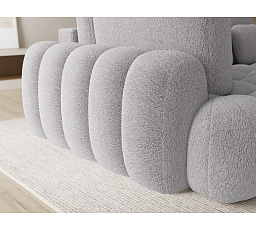 Cozion Corner Sofa Bed with Storage, Grey Chenille, Left-Hand Facing Kendell 03 202x140 Left 1