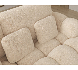 Cozion Corner Sofa Bed with Storage, Beige Chenille, Left-Hand Facing Kendell 18 202x140 Left 1
