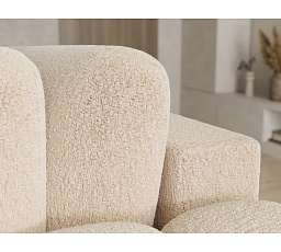Cozion Corner Sofa Bed with Storage, Beige Chenille, Right-Hand Facing Kendell 18 202x140 Right 1