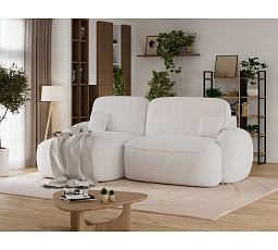 Tesalia corner sofa with sleeping function and storage compartment, grey bouclé, left-hand side Royal 01 197x115 Left 1