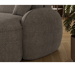 Tesalia corner sofa with sleeping function and storage compartment, grey velvet, left-hand side Royal 04 197x115 Left 1