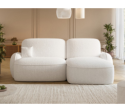 Tesalia corner sofa with sleeping function and storage compartment, light brown velvet, left-hand side Royal 01 197x115 Right 1