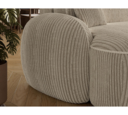 Tesalia corner sofa with sleeping function and storage compartment, grey velvet, right-hand side Modullo 18 197x115 Right 1