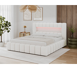 Bed Lamica 160x200 + metal frame/ gas lift / bedding box Royal 01 Not applicable 2