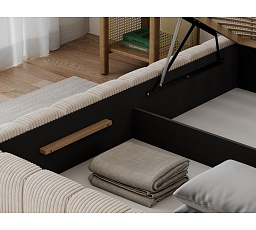 Bed Lamica 140x200 +  wooden frame/ standard lift/ bedding box Jarell 18 Not applicable 2