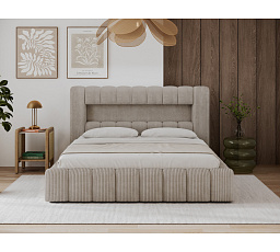 Bed Lamica 160x200 + metal frame/ gas lift / bedding box Jarell 20 Not applicable 2
