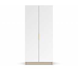 Mirtillo two-door wardrobe with two mirrors in cashmere Cashmere 100x216