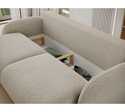 Avuela Sofa Bed with Storage, Brown Bouclé Royal 20 200x140 1