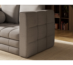 Kastol sofa bed, gray chenille Soreli 04 107x195