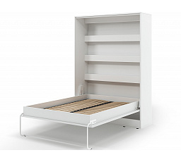 Devesto Vertical Wall Bed 140 White White 140x200