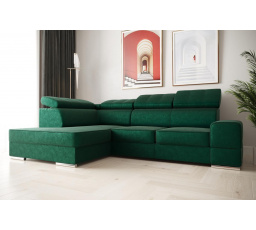 Rohová sedací souprava ROYAL I 260×185 - šedá , levá