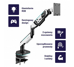 Držák na monitor LED RGB X-Arm