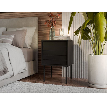 CORTINA noční stolky černá/černá (2 ks)=1 str. ) CORTINA noční stolky černá/černá (2 ks)=1 str. )