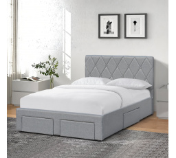 BETINA 120 postel se zásuvkami šedá (4ks=1ks)