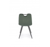 Jídelní židle K521, tmavě zelená