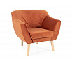 Křeslo KARO 1 VELVET, Skořicový Bluvel 4215/Buk