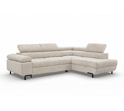 Rohová sedací souprava Tyrion L s funkcí spaní / Vibe 06 / pravá strana