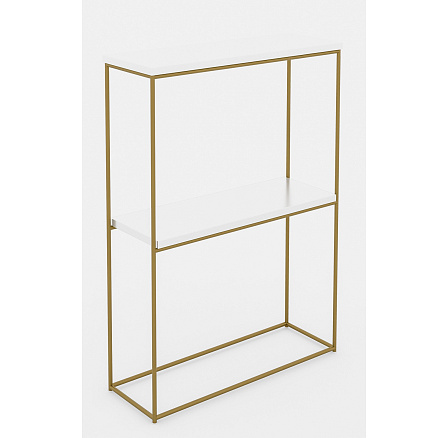 Konzole Velo Zlatý+Bílý Lesk