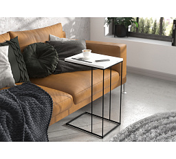 Pomocný stolek DRU Černý+Bílý