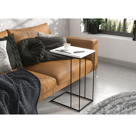 Pomocný stolek DRU Černý+Bílý