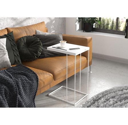 Pomocný stolek DRU Bílý+Bílý