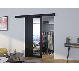 Posuvné nástěnné dveře MALTA 76 Černé