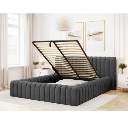 Postel Carilla + Kovový rám/Plynový zvedák/Úložný prostor 160x200 Sola 06 1