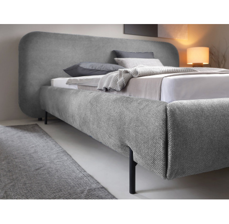Postel Pointt + kovový rám / plynový píst / úložný box na lůžkoviny 160x200 Paolli 04 1