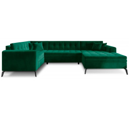 Sedací souprava ve tvaru U MONTEZ, Lukso 35 Pravá