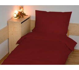 Povlečení francouzské bavlna UNI 240x200,70x90 vínové