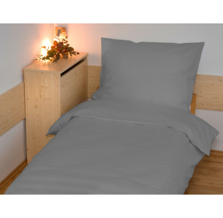Povlečení francouzské bavlna UNI 240x220,70x90 antracit