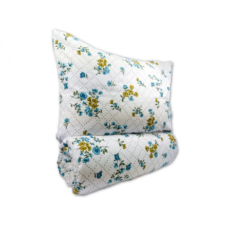 Povlečení krep 140x200, 70x90cm Olivie blue