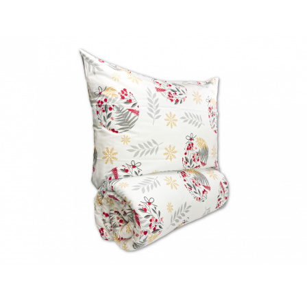 Vánoční prodloužené povlečení bavlna 140x220, 70x90cm Stella