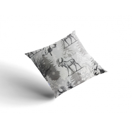 Bavlněný povlak s vánočním motivem na polštář 40x40 cm Lara Bavlněný povlak s vánočním motivem na polštář 40x40 cm Lara