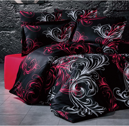 Saténový povlak na polštář Atlantis red 45x60